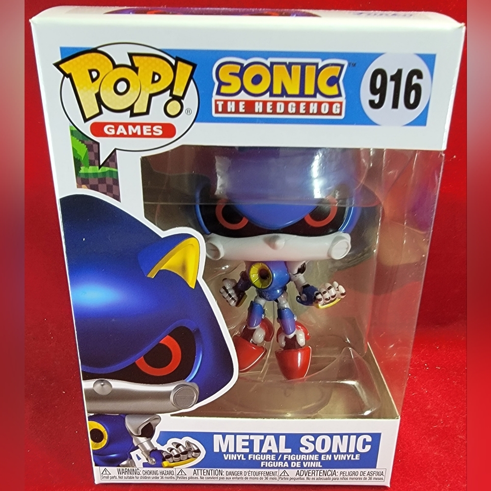 Metal sonic funko # 916 (nib) with pop protector - Picture 2 of 7